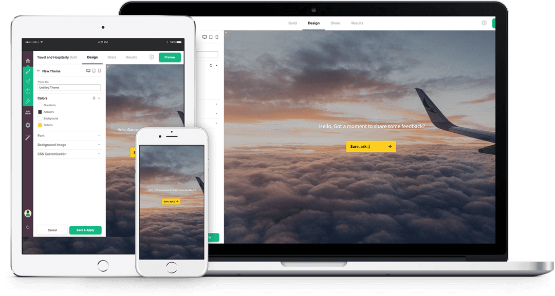 Get started with the best feedback platform that helps you do your surveys the right way- SurveySparrow!