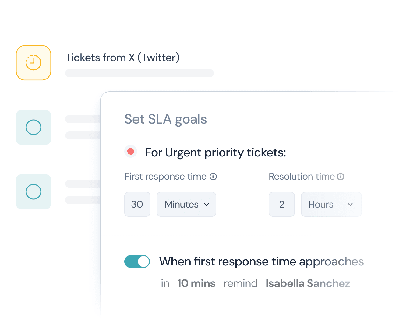 SLA and assignment rules
