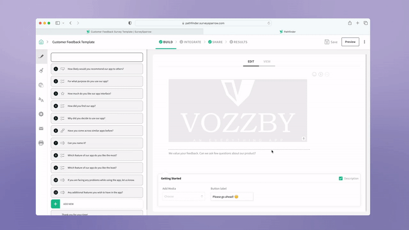 Step 1: Customize the Form Step 1: Customize the Form