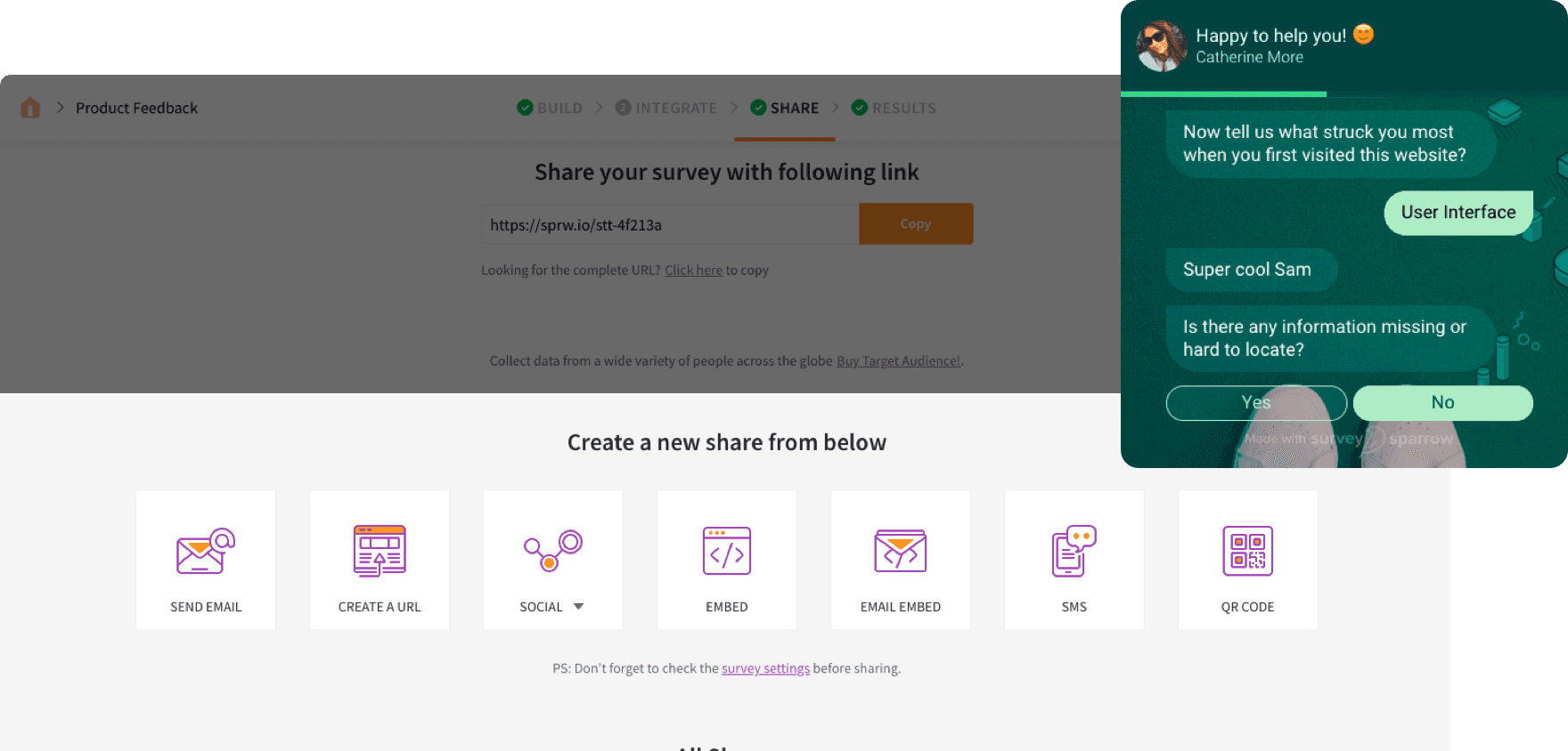Step 3: Share Step 3: Share